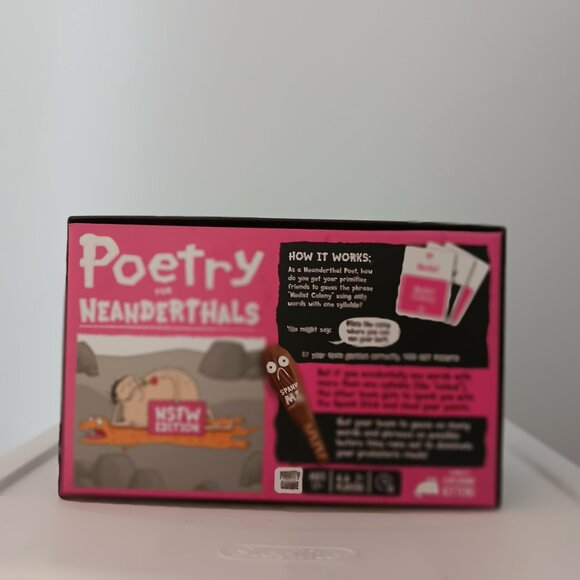 New Exploding Kittens Poetry for Neanderthals NSFW Edition Party Game 17+ Gift - Picture 2 of 13
